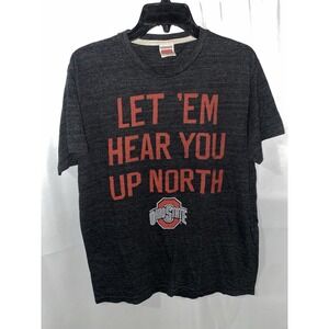 Homage Ohio State Buckeyes Let Em Hear You Up North T Shirt Large